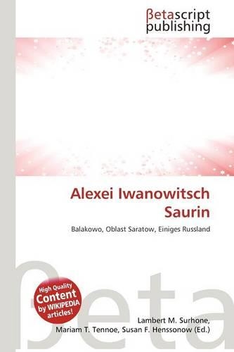 Alexei Iwanowitsch Saurin