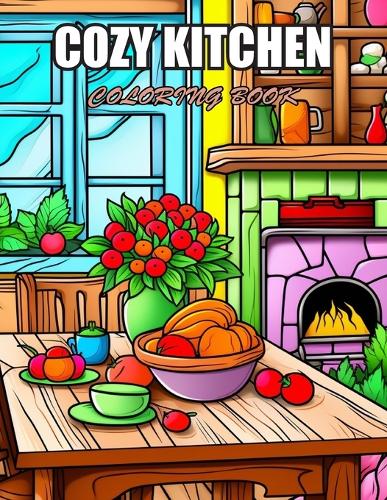 Cozy Kitchen Coloring Book
