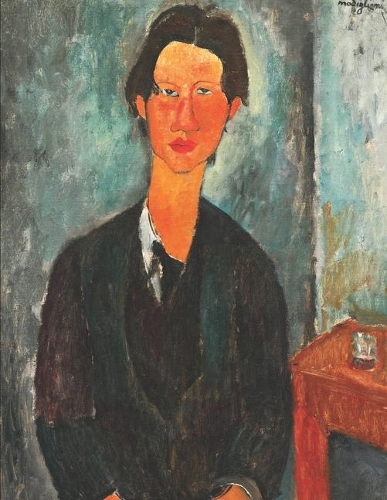 Amedeo Modigliani Black Paper Sketchbook: Chaim Soutine Modern Art Notebook For Drawing with Vivid Colors Large Artistic Sketch Pad with Cross-Eyed Man Painting Use with Gel Ink Pens, Colore(19 Black Art Sketchbooks)