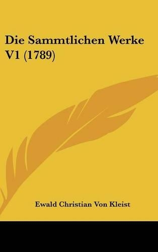 Die Sammtlichen Werke V1 (1789)