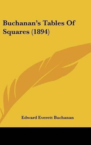 Buchanan's Tables of Squares (1894): (English)