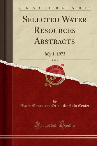 Selected Water Resources Abstracts, Vol. 6