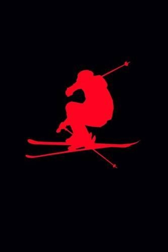 Airoski - The Crouch Ski Jump Red on Black Journal
