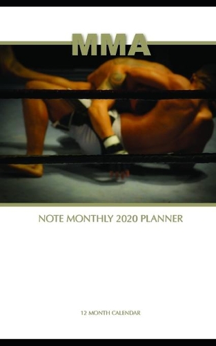 MMA Note Monthly 2020 Planner 12 Month Calendar
