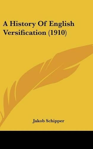 A History Of English Versification (1910)