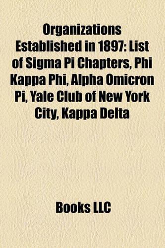 Organizations Established in 1897