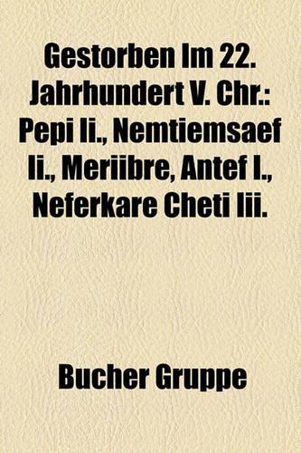 Gestorben Im 22. Jahrhundert V. Chr.