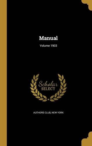 Manual; Volume 1903