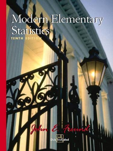 Modern Elementary Statistics
