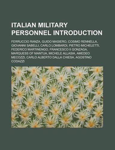 Italian Military Personnel Introduction