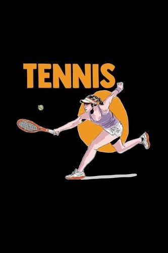 Tennis: 6x9 TENNIS - lined - ruled paper - notebook - notes