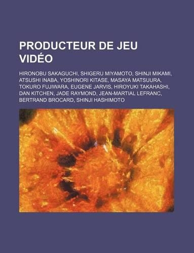 Producteur de Jeu Video