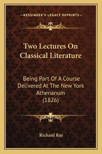 Two Lectures On Classical Literature