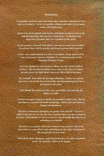Desiderata