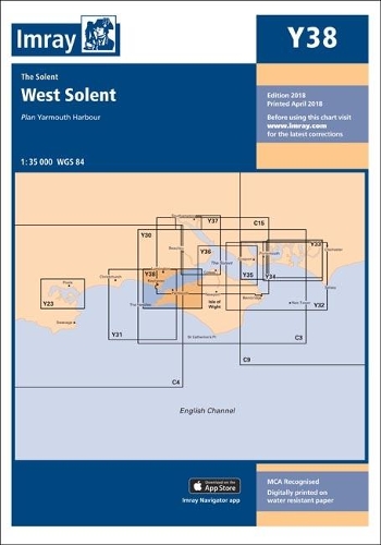 Imray Chart Y38: West Solent(38 Y Series)