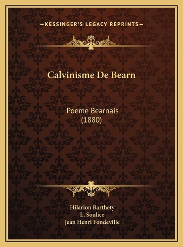 Calvinisme De Bearn