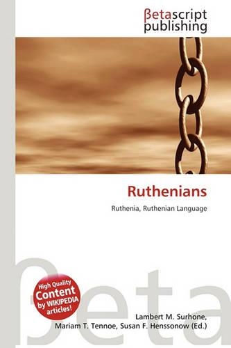 Ruthenians: (English)