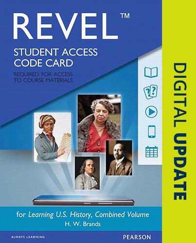 Revel for Learning U.S. History, Full Year -- Access Card