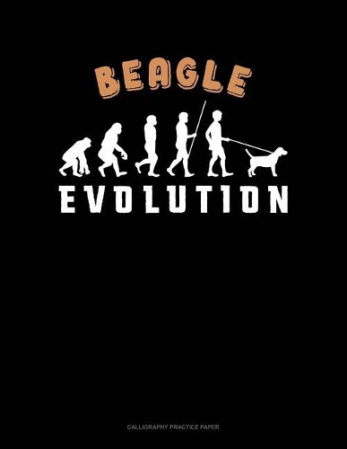 Beagle Evolution: Calligraphy Practice Paper(968 Calligraphy Practice Paper)