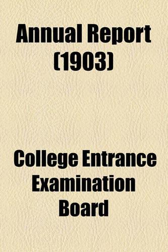 Annual Report (1903)
