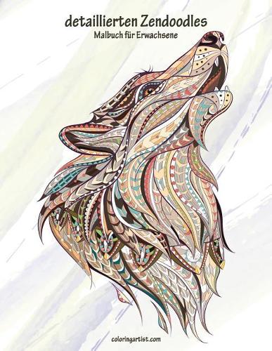 Malbuch mit detaillierten Zendoodles für Erwachsene 1