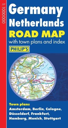 Philip's Germany and Netherlands Road Map