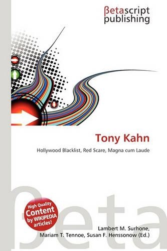 Tony Kahn: (English)
