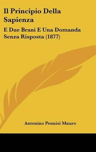 Il Principio Della Sapienza