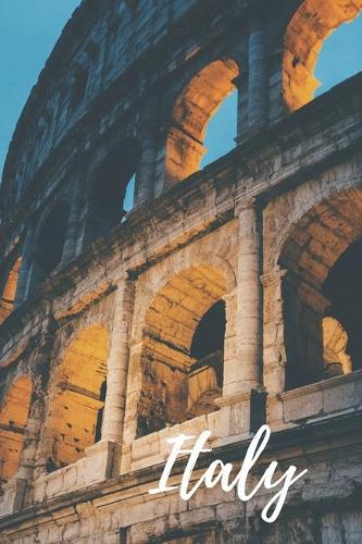 Rome Italy Colosseum Travel Lined Journal, Ruled Personal Diary Notebook, Softcover Writing Notepad Gift, 120 Pages