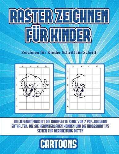 Zeichnen für Kinder Schritt für Schritt (Raster zeichnen für Kinder - Cartoons)