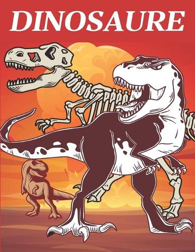 Dinosaure: Livre de coloriage pour adultes et les enfants, les filles et les garçons. Cahier de coloriage de dinosaure