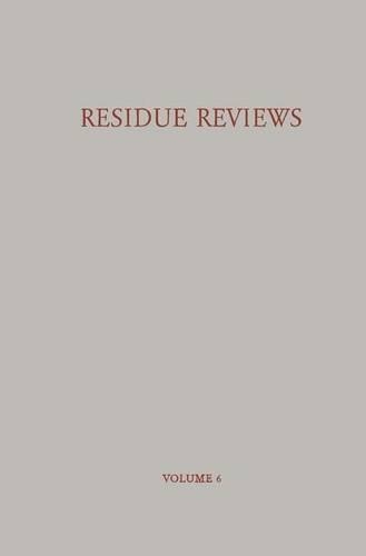 Reviews of Environmental Contamination and Toxicology 6