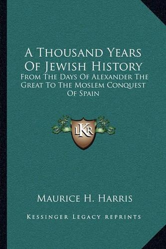 A Thousand Years Of Jewish History