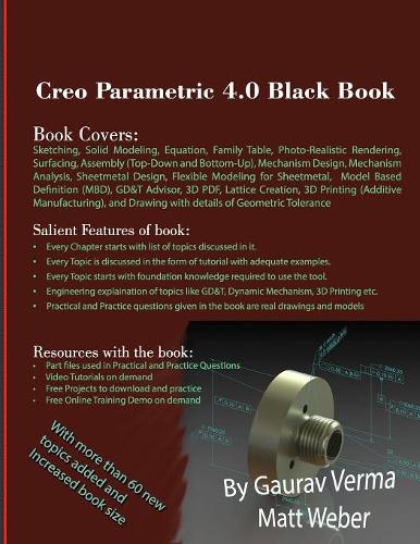 Creo Parametric 4.0 Black Book: (English)