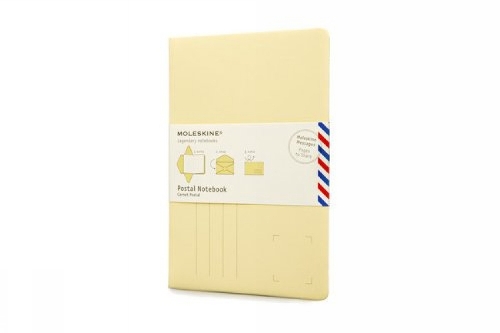Moleskine Postal Notebook - Large Frangipane Yellow: (Moleskine Messages)