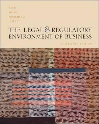 Legal and Regulatory Environment of Business: (English)