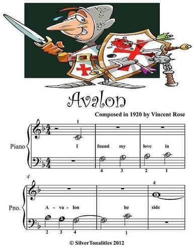 Avalon - Beginner Tots Piano Sheet Music