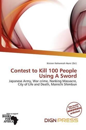Contest to Kill 100 People Using a Sword: (English)