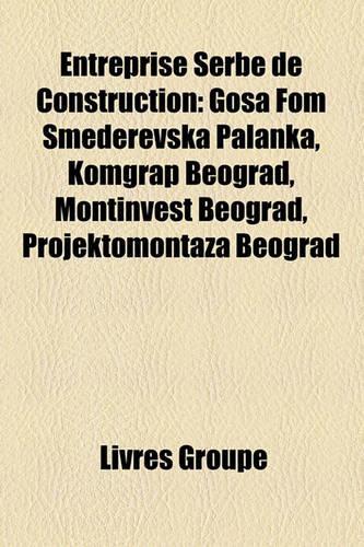 Entreprise Serbe de Construction