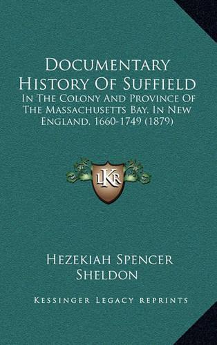 Documentary History Of Suffield