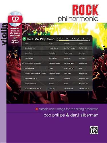 Rock Philharmonic: Classic Rock for the String Orchestra (Violin), Book & CD(Philharmonic)