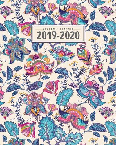 Academic Planner 2019-2020: 16 Month Calendar (Sept 2019 - Dec 2020) - Boho, Vintage, Floral - Weekly & Monthly
