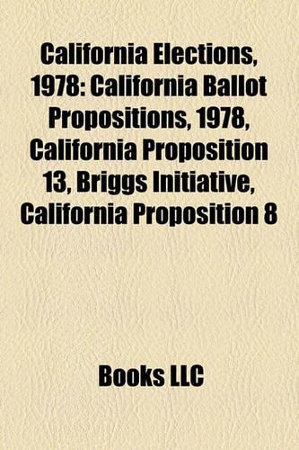 California Elections, 1978