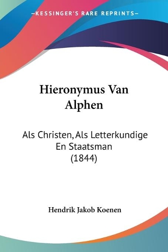 Hieronymus Van Alphen
