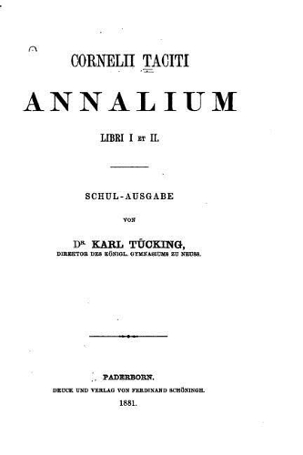 Annalium Libri I et II