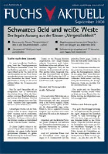 Schwarzes Geld & weiße Weste: Der Ausweg aus der Vergesslichkeit