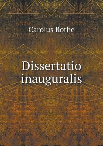 Dissertatio inauguralis