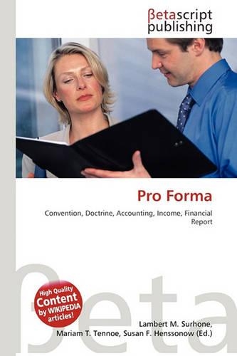 Pro Forma