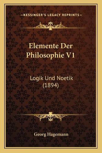 Elemente Der Philosophie V1