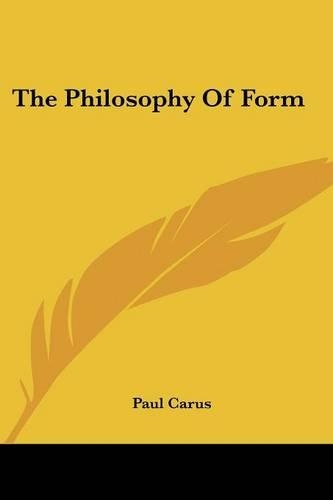 The Philosophy Of Form